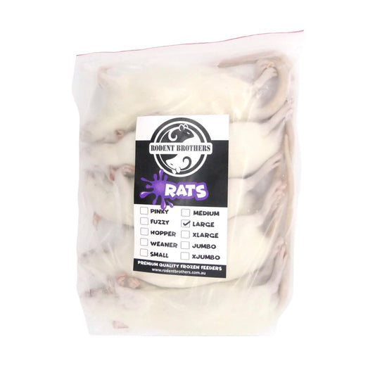 RB Frozen Rat LARGE - 5 Pack (150-199 grams)