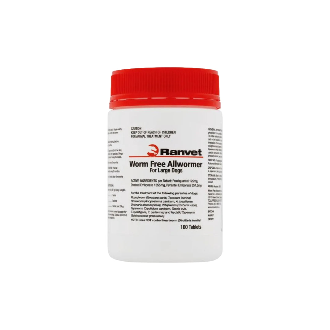 Ranvet Worm Free Allwormer 25kg