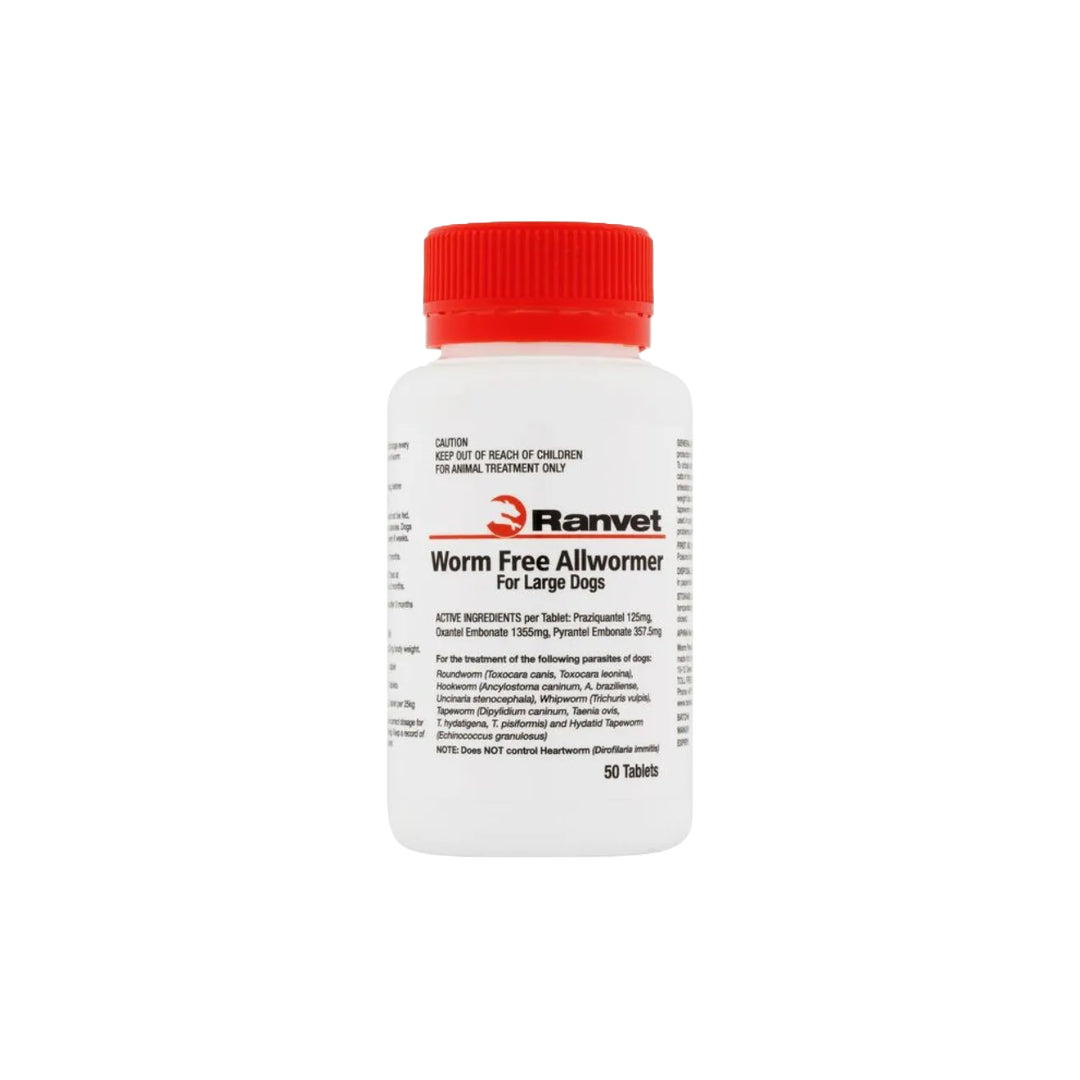 Ranvet Worm Free Allwormer 25kg