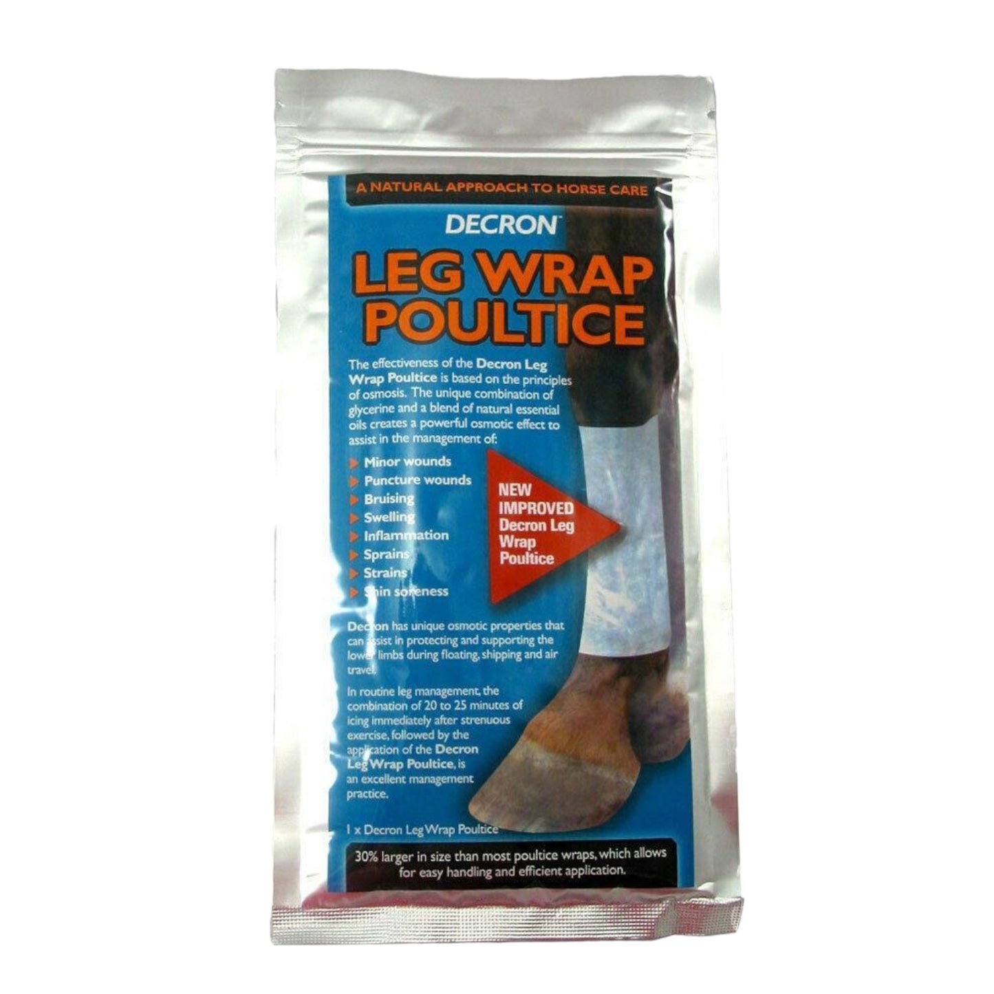 Decron Leg Wrap Poultice For Horses