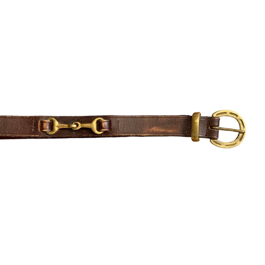 Horse Bit Belt 37"/94cm Brown (241605)