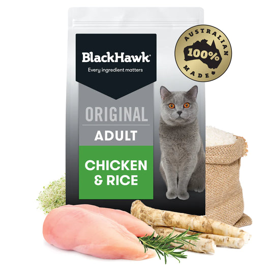 Black Hawk Chicken & Rice Cat Food 15kg