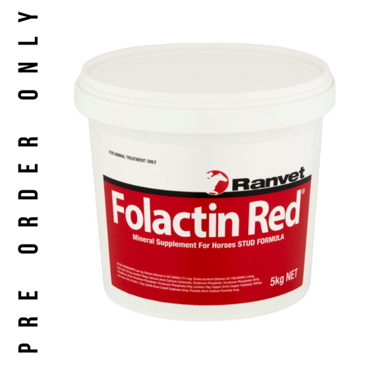 Folactin Red 5kg. Mineral Supplement For Paddocked Horses