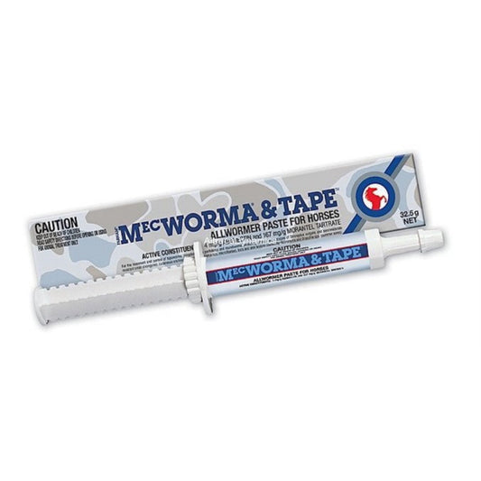 IAH MecWorma & Tape Paste 32.5g. Worm Paste For Horses