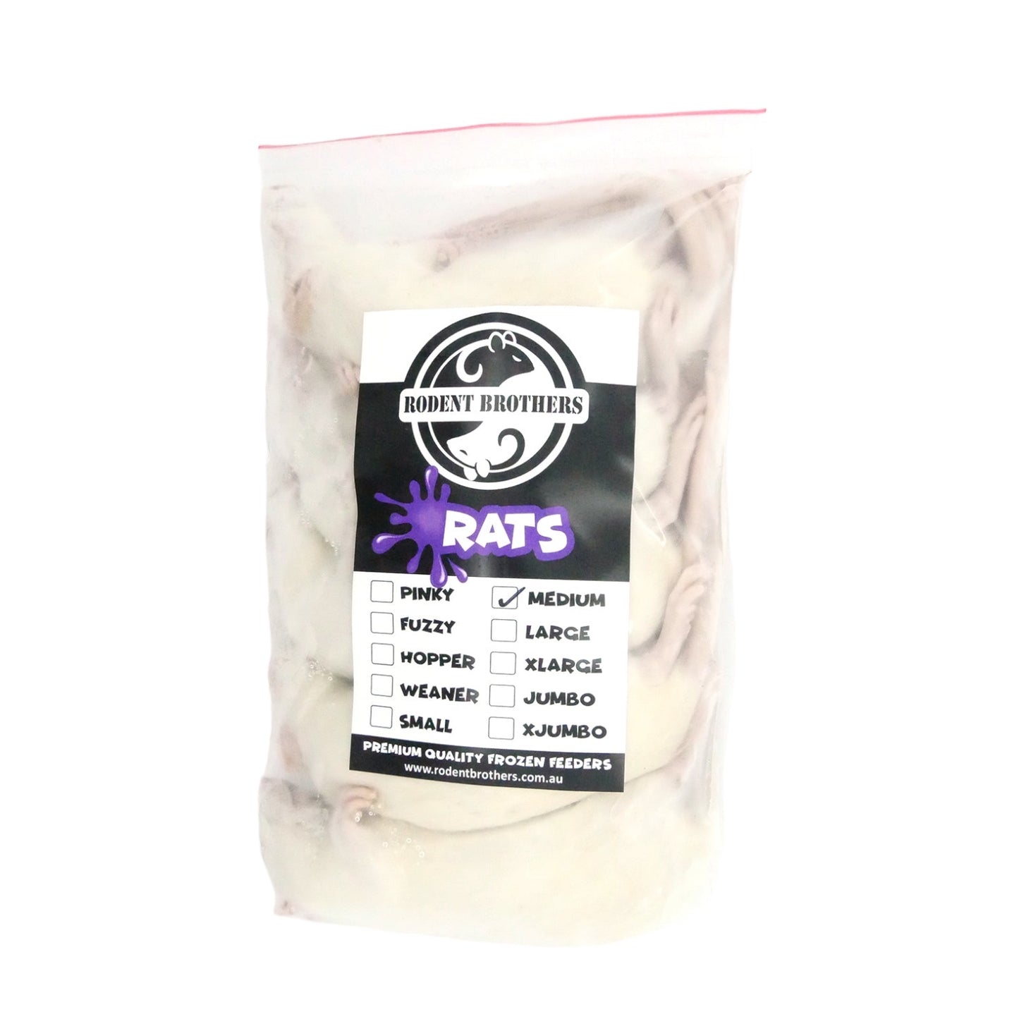 RB Frozen Rats MEDIUM - 5 Pack (100-149grams)