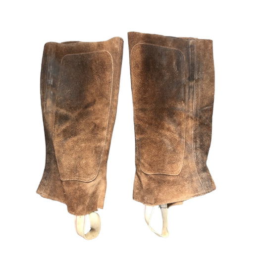 SH Half Chaps ADULTS LARGE Tan (242524)