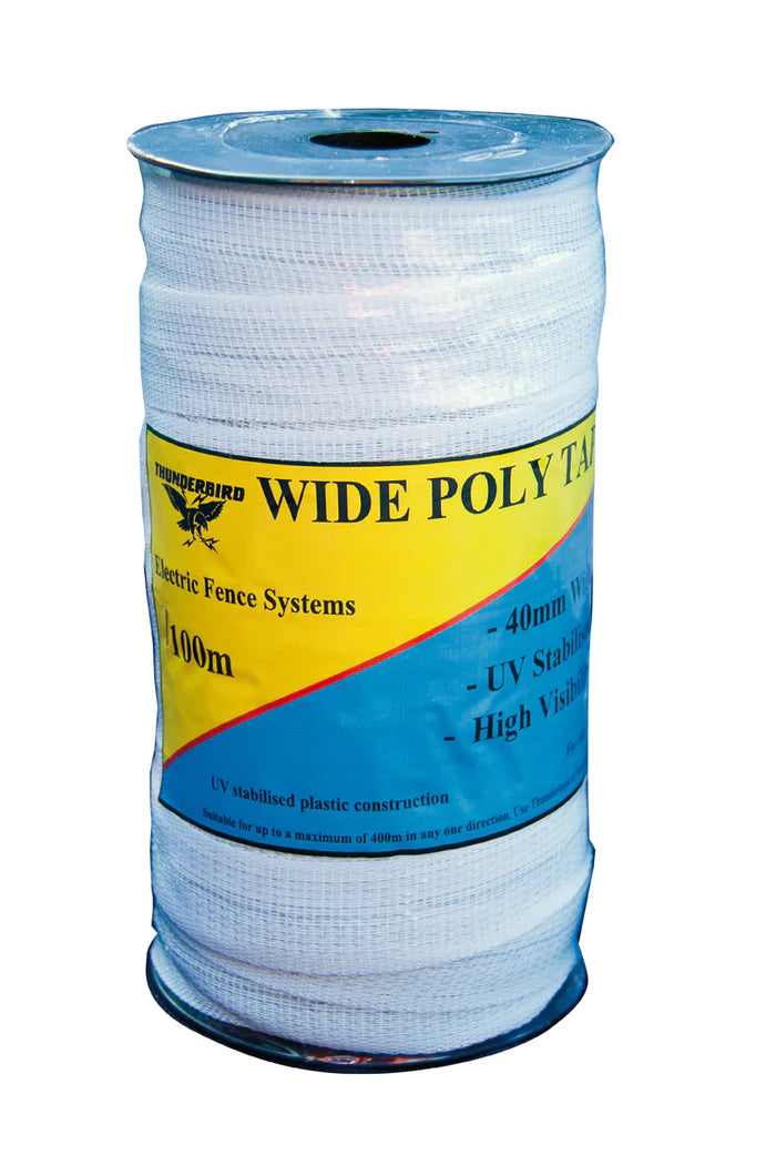 Thunderbird Poly Tape Wide 100m