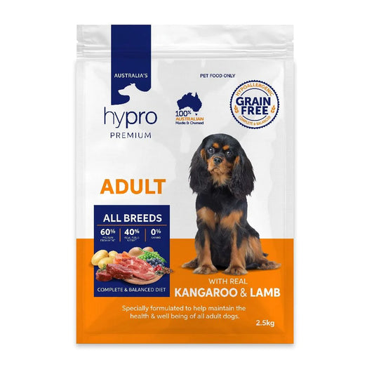 Hypro Premium Adult Kangaroo & Lamb Dog Food 20kg