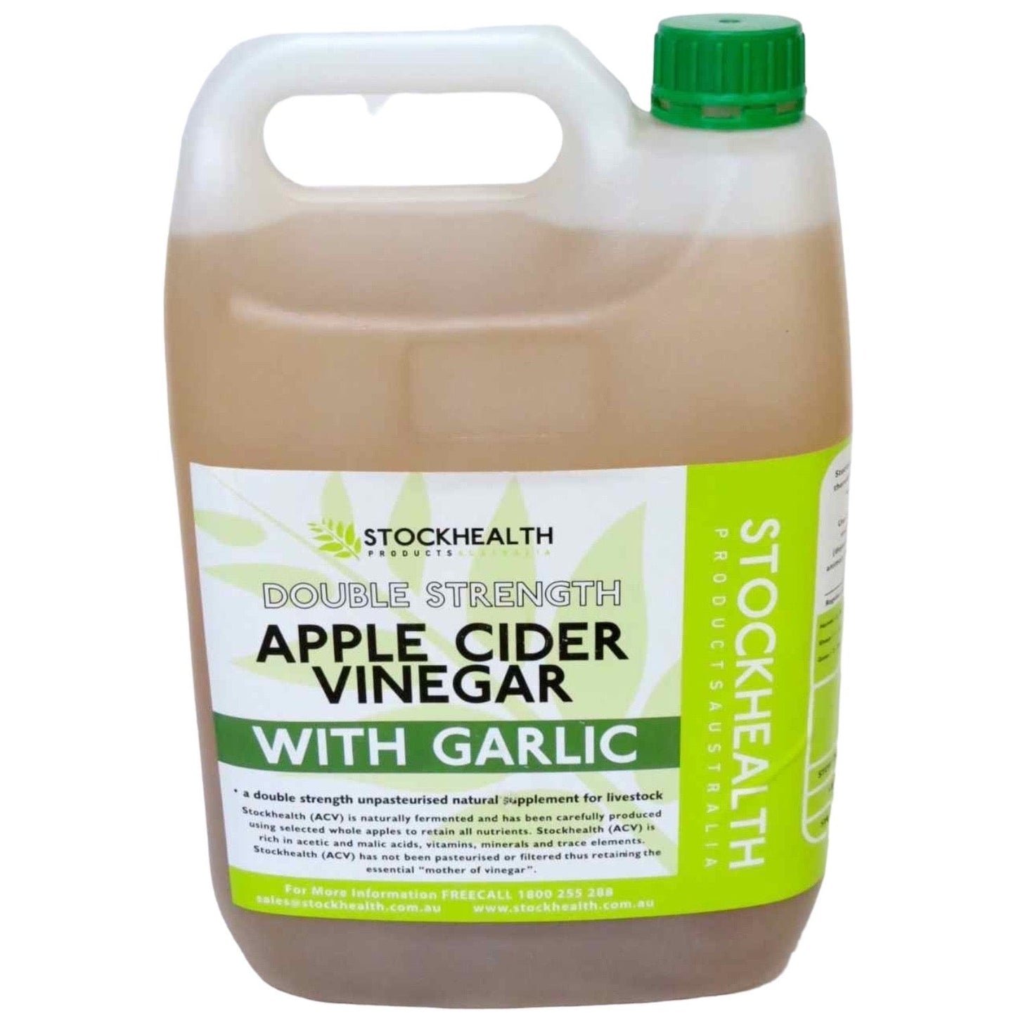 Stockhealth Double Strength Apple Cider Vinegar With Garlic