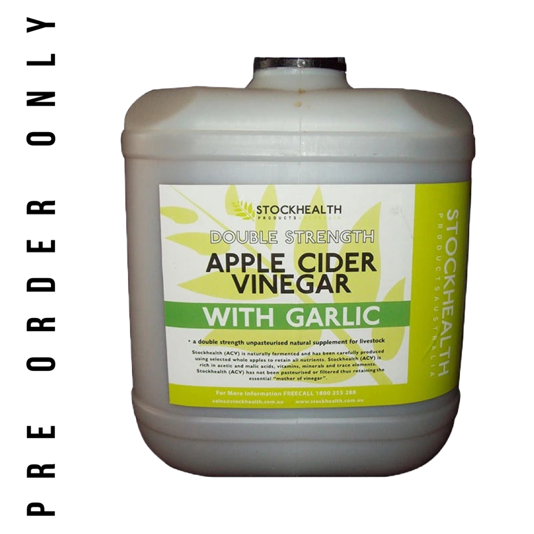 Stockhealth Double Strength Apple Cider Vinegar With Garlic