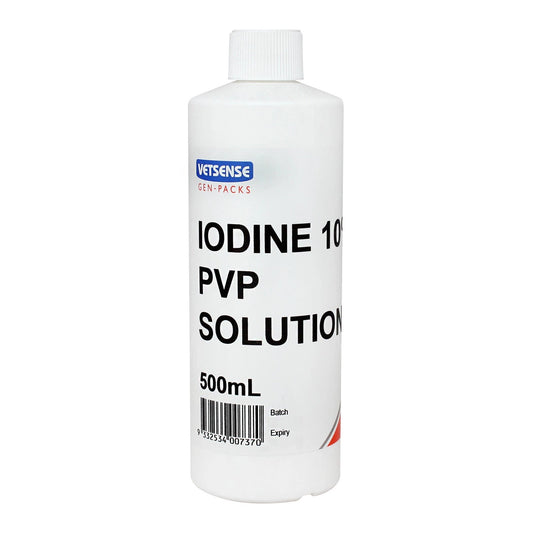 Vetsense Gen-Packs Iodine 10% PVP Solution