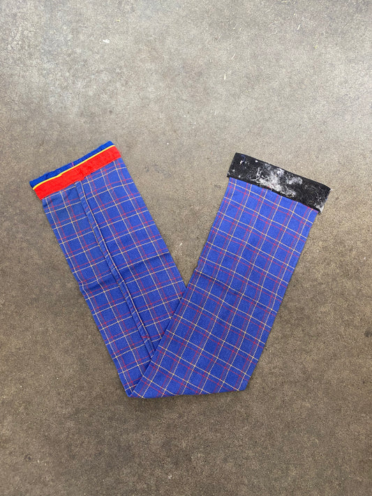 SH Tail Bag 90cm/35.4" Dark Blue & Yellow check (250114)