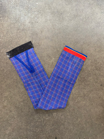 SH Tail Bag 90cm/35.4" Dark Blue & Yellow check (250114)