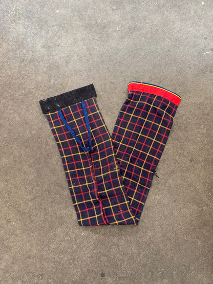 SH Tail Bag 100cm/39.3" Navy & Orange Check (250117)