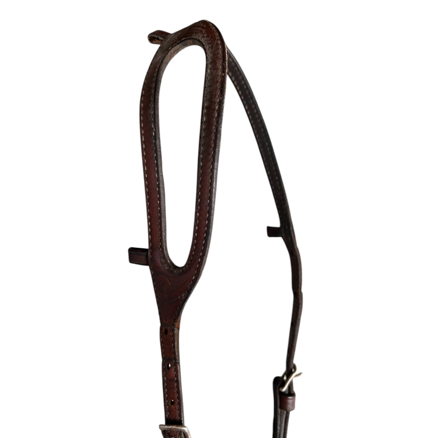 SH One Ear Bridle Headpiece FULL Brown (246615)