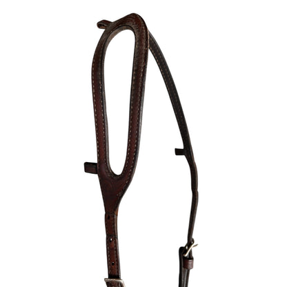 SH One Ear Bridle Headpiece FULL Brown (246615)