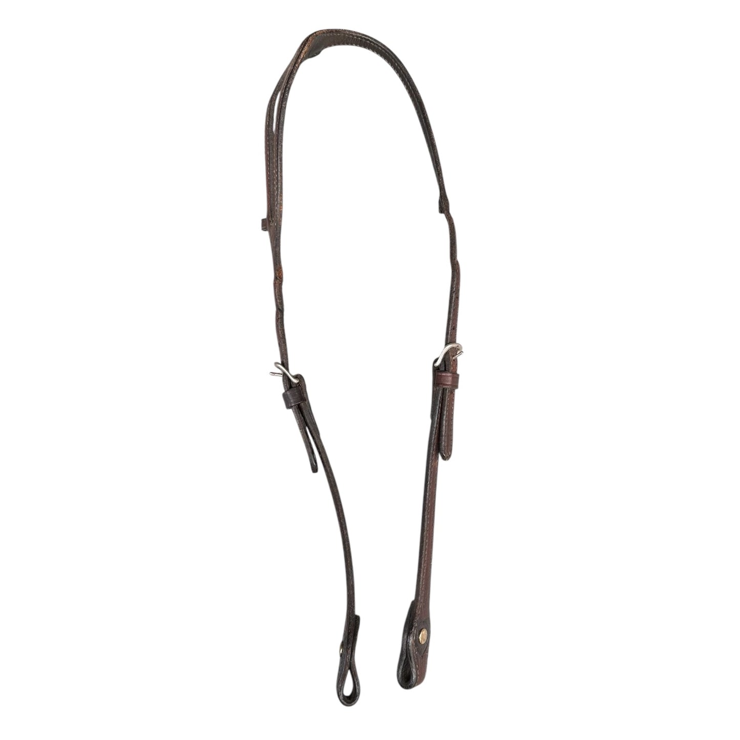 SH One Ear Bridle Headpiece FULL Brown (246615)