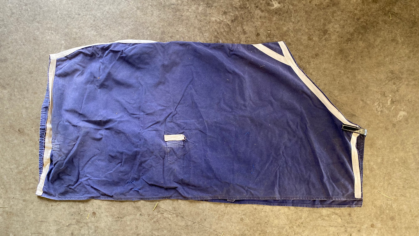 SH Cotton Rug 4'6 Dark Blue (251020)
