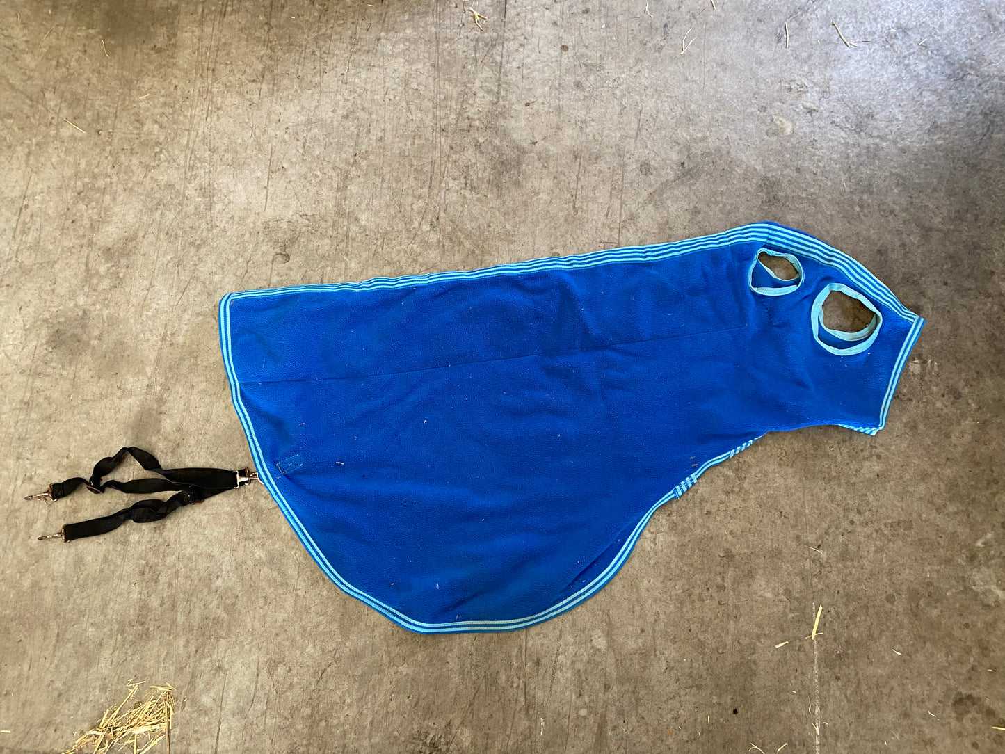 SH Polarfleece Showset with Hood 4'6 Blue (250124)