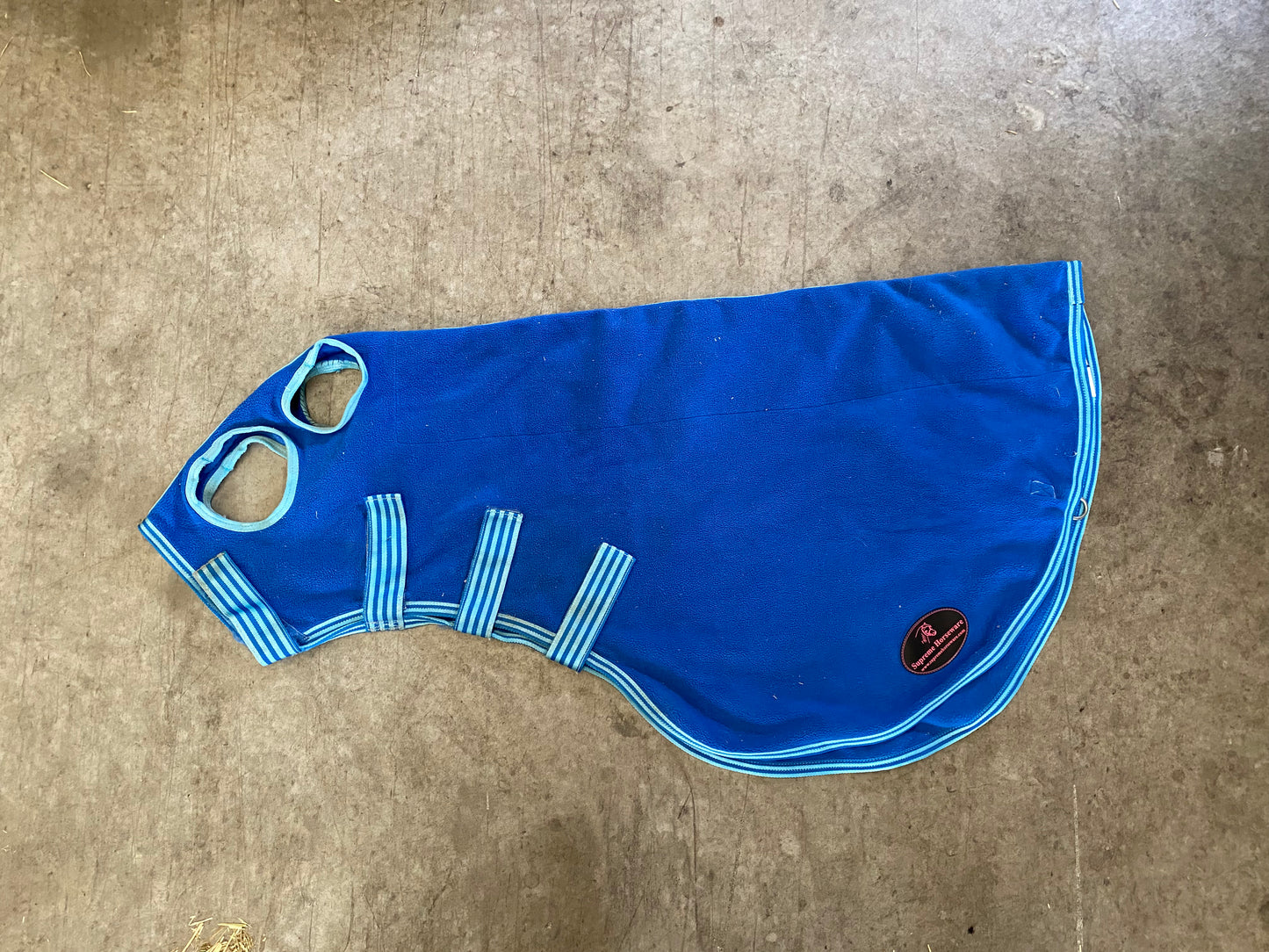 SH Polarfleece Showset with Hood 4'6 Blue (250124)