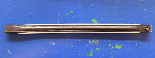 SH Jeremy & Lord Browband 15" Brown/White (240202)