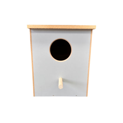 Wooden Large Parrot Nest Box (25cmW x 29cmH x 26cmD)