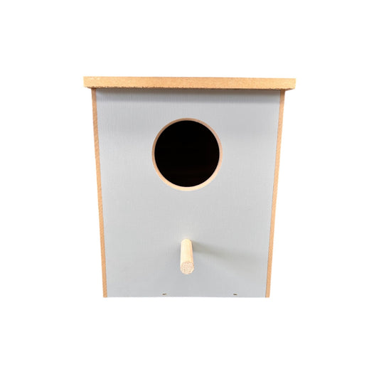 Wooden Large Parrot Nest Box (25cmW x 29cmH x 26cmD)