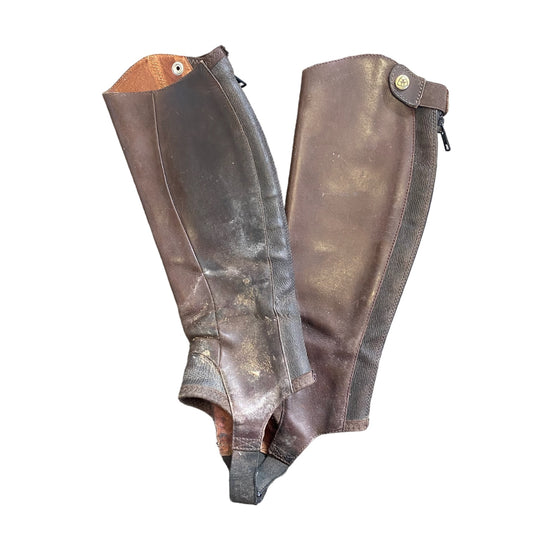 Secondhand Ariat Half Chaps ADULTS XXS Brown (234526)