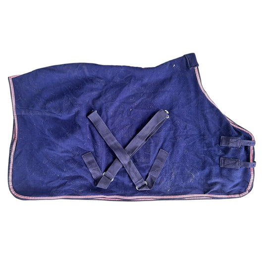 SH Saxon Fleece Rug 4'3 Navy (242545)