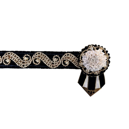 SH Bling Browband 14.5" Navy (246201)