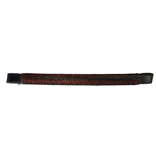 SH Plaited Browband 40cm/15.5" Black/Brown (242725)