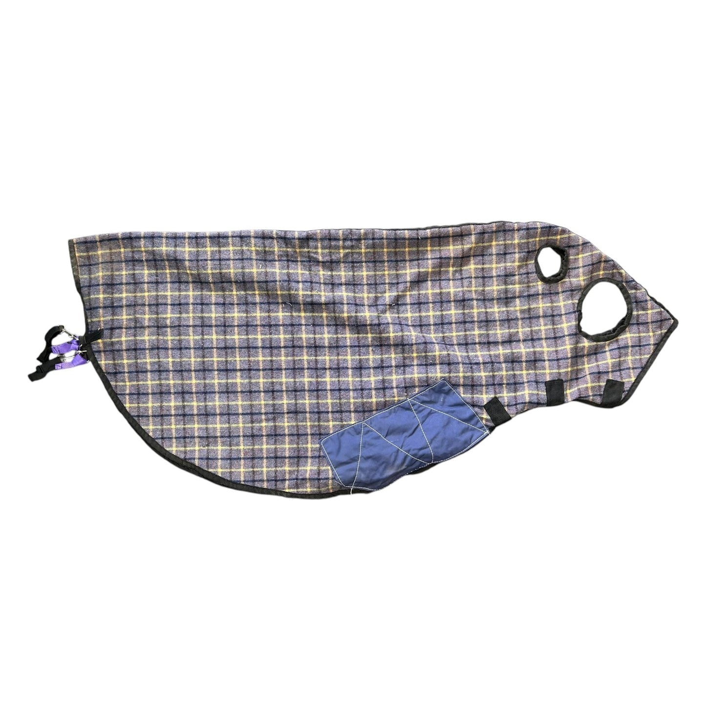 SH Wool Hood FULL Grey Tartan (246211)