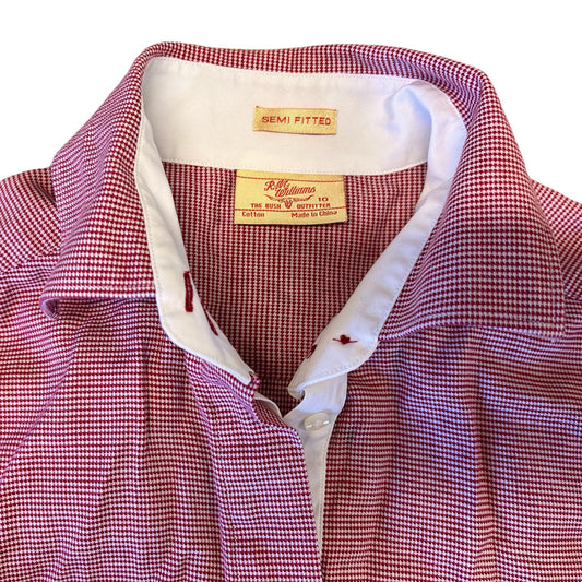 Secondhand RM Williams L/Sleeve Shirt LADIES 10 Red (240134)