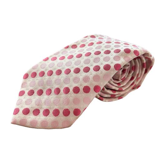 Secondhand Show Quest Tie ADULTS Pink Dots (240125)