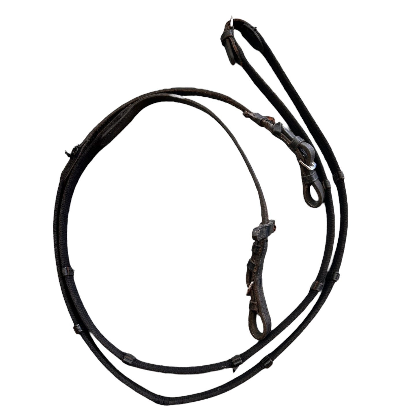 SH Webbing Reins 53"/134.5cm Black (240151)