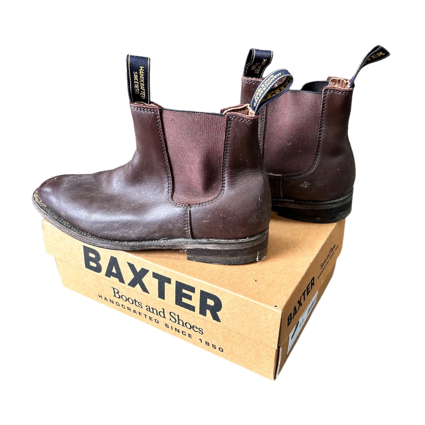 SH Baxter Boots MENS 9 Brown (241802)