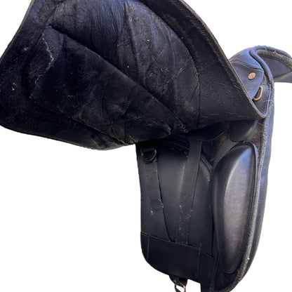SH Bates Precieux Saddle 16" Black (242719)