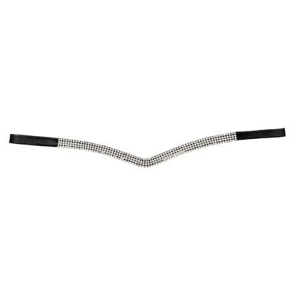 SH Bling Browband 40cm/15.5" Silver/Black (242724)