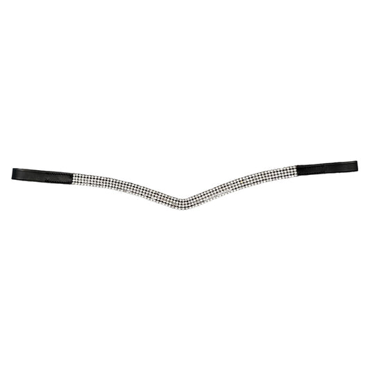 SH Bling Browband 40cm/15.5" Silver/Black (242724)