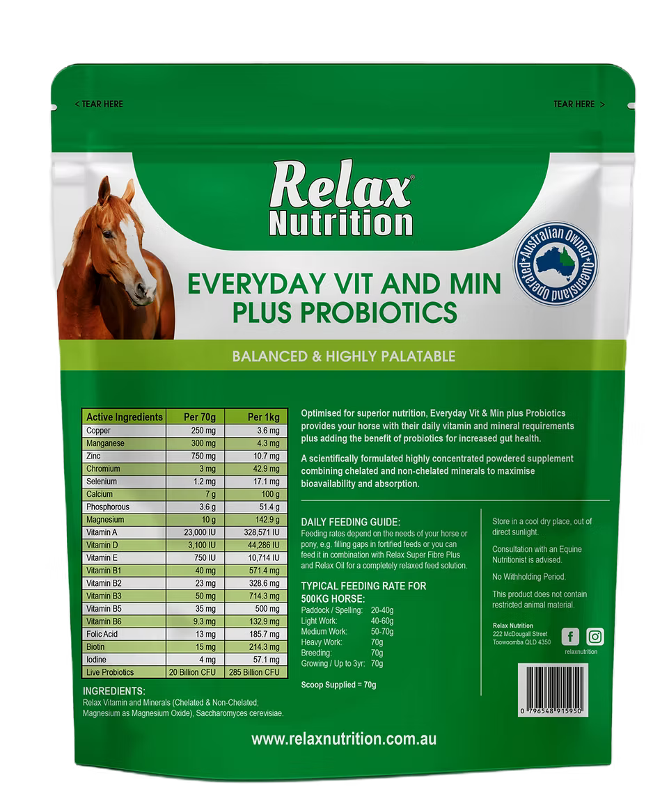Relax Everyday Vit & Min Plus Probiotics