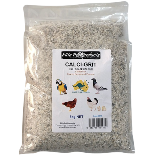 Calci-Grit High Grade Calcium For Birds & Poultry 5kg