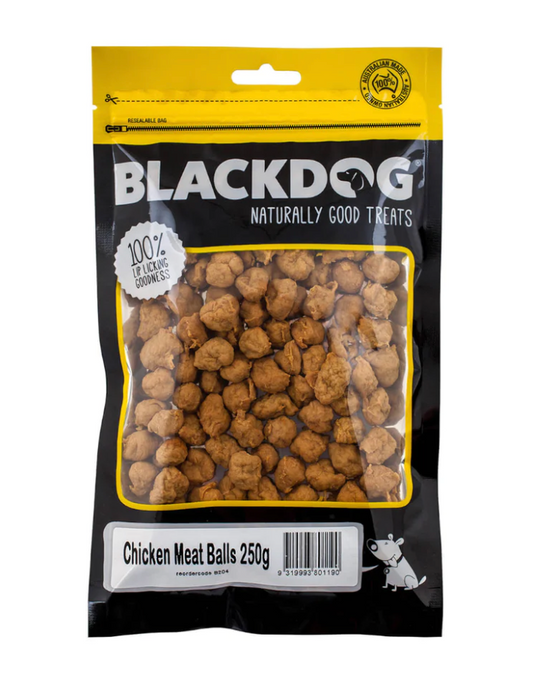 Blackdog Chicken Meat Ball Dog Treats 250g
