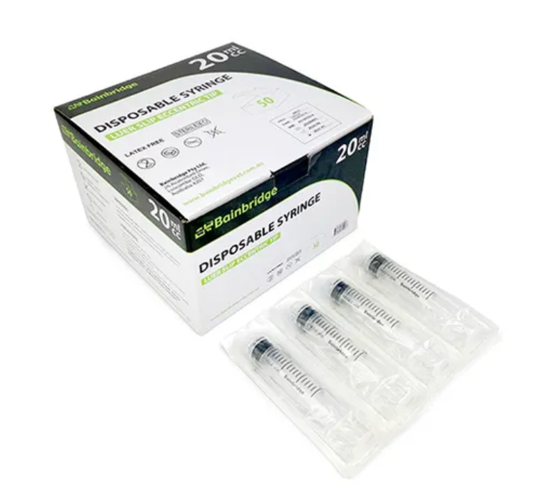 Bainbridge Disposable Syringes BOXES