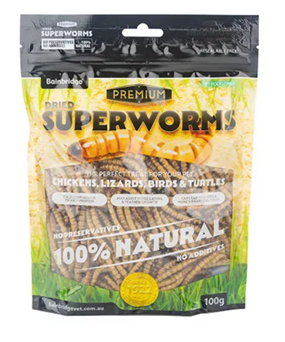 Bainbridge Dried Superworms 250g