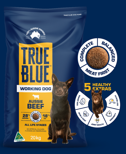 True Blue Working Dog Aussie Beef 20kg