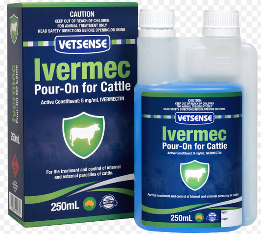Vetsense Ivermec Pour On Cattle 250ml