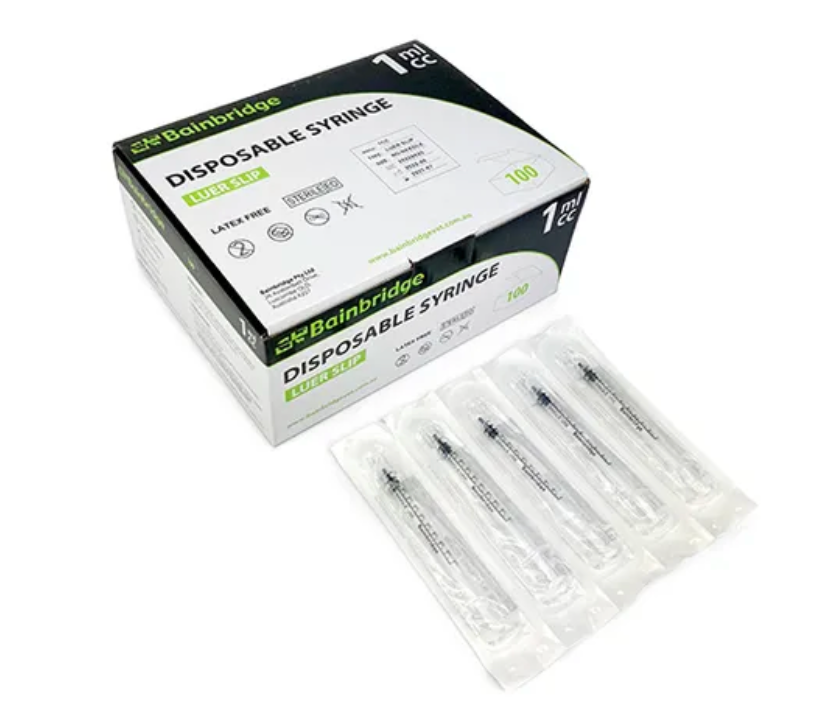 Bainbridge Disposable Syringes BOXES