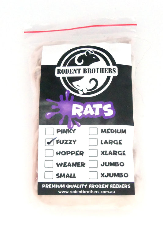 RB Frozen Rats FUZZY - 7 Pack (10-29 grams)