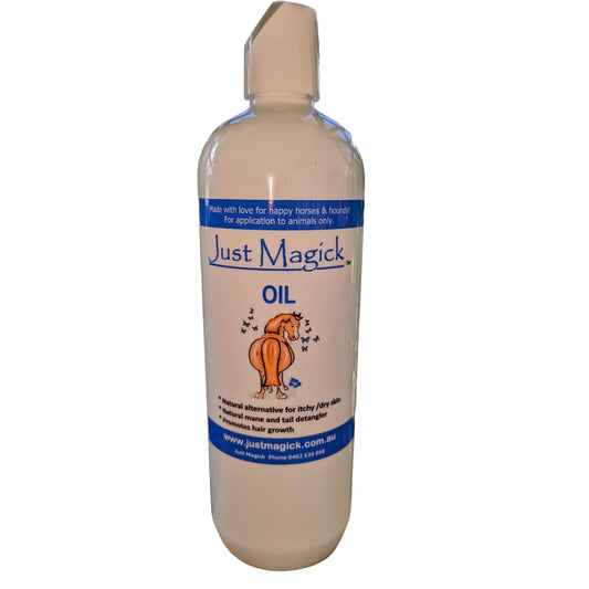Just Magick Oil 500ml Soothing Relief For Itchy Skin On Horses