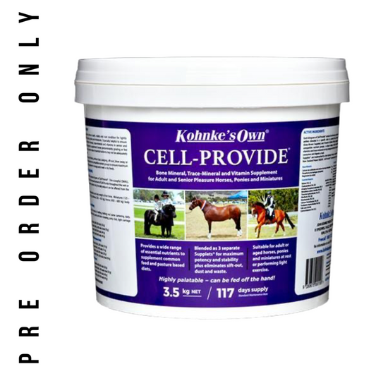 Kohnke's Own Cell Provide. 3.5kg Vitamin & Mineral Supplement For Lightly Worked Horses